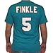 Ray Finkle Miami Jersey T-Shirt Ace Ventura Movie Jim Carrey Football 5 Dolphins