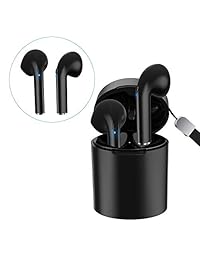 Myinnov Auriculares inalámbricos, Bluetooth 5.0 auriculares a prueba de sudor con micrófono y funda de carga portátil para deportes como correr, senderismo, gimnasio, ejercicio, compatible con cualquier equipo con Bluetooth