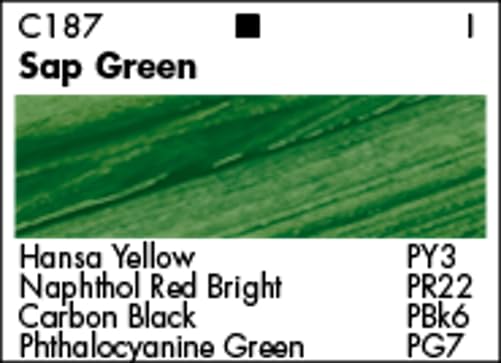 GRUMBACHER ACADEMY ACRYLIC PAINT SIZE: 254 OZ, SAP GREEN (C187P)