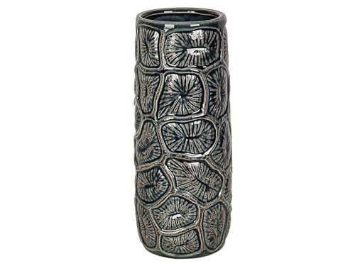 FLORERO CERAMICA VERDE