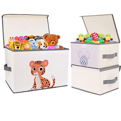 animal toy storage boxes