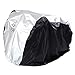 SAVFY Bike Cover for 2 Bikes, 180T Heavy Duty Outdoor Waterproof Bicycle Cover - Bike Rain Cover for Mountain, Road Bikes