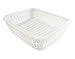 Colorbasket Rectangular Thick Trim Storage Basket, (White)