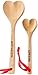 Gifts For Mom From Daughter - Mothers Day Gifts from Son or Daughter - Heart Bamboo Love Spoon - Top Gifts for Mom (Bamboo)