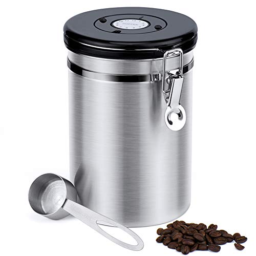 Glotoch Airtight Coffee CanistersStainless Steel Coffee Storage