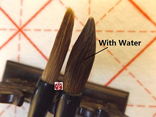 MasterChinese Chinese Calligraphy/Kanji/Sumi Drawing/Watercolor Brush (Medium Size) for Beginners with Introduction - Thumbnail 2