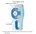 Topwell USB Mini Misting Fan Built-in Rechargeable Misting Fan Handheld Personal Cooling Mist Humidifier for Home Office and Travel (Blue)