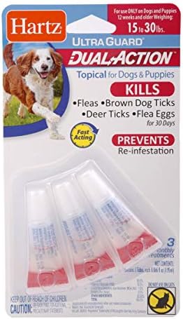 hartz ultraguard dual action topical for dogs and puppies