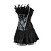 frawirshau Corset Dress Bustier Lingerie Corset Top and Steampunk Skirt Burlesque Costumes for Women Halloween Costume