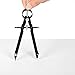 JARLINK Professional Compass, Geometry Compass Set with Lock, Math & Precision Compass, Metal and Durable for Solid and Plane Precision Tool, Fit for Drafting, Drawing, Measuring