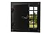 A29® Rectangular Bar Speakeasy Door Grill/Grille with Viewing Door, Cast Iron Decorative Grill for Doors, Windows and Gates, Black Powder Coat Finish, Screen Door Grill, 8.5 x 8.5 Inches
