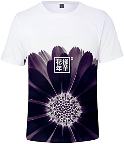 EmilyLe Girls' Kpop BTS Member Portrait T-Shirt Bangtan Boys Jin Suga J-Hope RM Jimin V Jung Kook Summer Tops