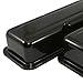 Assault Racing Products A9518BK Small Block Chevy Black Short Steel Valve Covers with Oil Cap Hole SBC 283 305 327 350 400