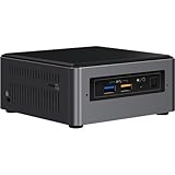 Intel NUC NUC7i5BNH Mini PC/HTPC, Intel Dual-Core i5-7260U Upto 3.4GHz, 8GB DDR4, 256GB SSD, WiFi, Bluetooth, Thunderbolt 3, 4k Support, Dual Monitor Capable, Windows 10 Pro (8GB Ram + 256GB SSD)