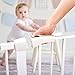 Cumbor 37.8. Auto Close Safety Baby Gate, Extra Tall Durable Dog Gate with Door, Easy Walk-Thru Child Gate for The House, Stairs, Doorways & Hallways. Includes 4 Wall Cups & (2) 2.75- Inch Extension