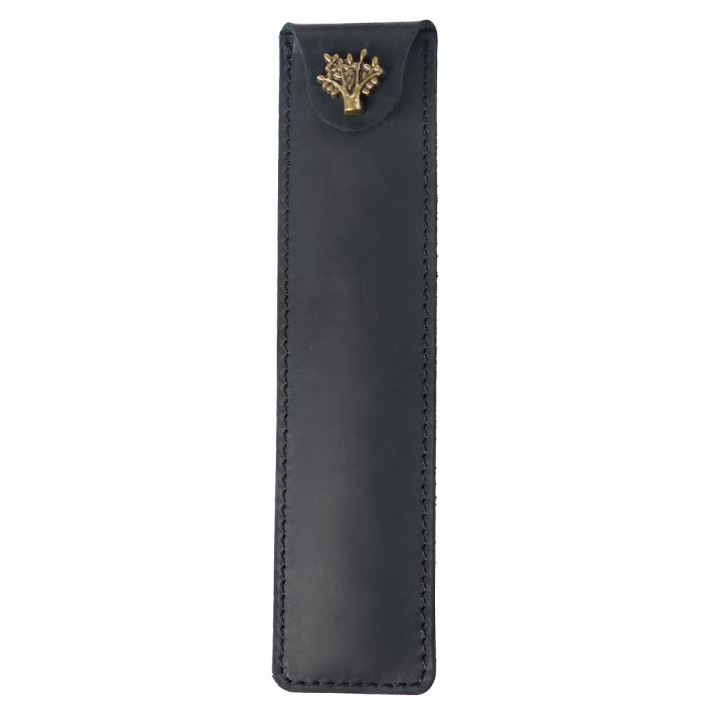 Leather Single Pen Cover, Retro Fountain Pen Pouch for Office