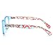 Kerecsen Reading Glasses Fashion Men and Women Readers Spring Hinge with Pattern Design Eyeglasses for Reading (5 Pack Mix Color, 1.75)