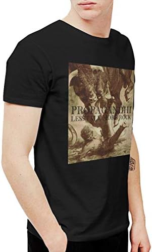 Chuntengranmao Propagandhi Less Talk, More Rock Men's Short Sleeve T-Shirt Black