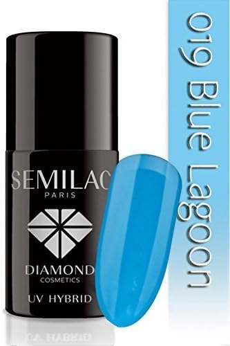 SEMILAC Blue Lagoon 019 UV LED Gel Hybrid by Semilac Paris