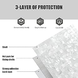 KASARO Peel and Stick Backsplash Shell
