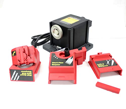 9TRADING Multi-Task Electric Knife Scissor Drill Bit Chisel Planer Sharpener 110V 65W