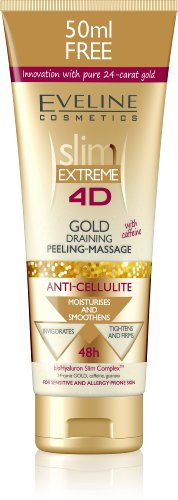 EVELINE COSMETICS SLIM EXTREME 4D GOLD DRAINING PEELING-MASSAGE GEL