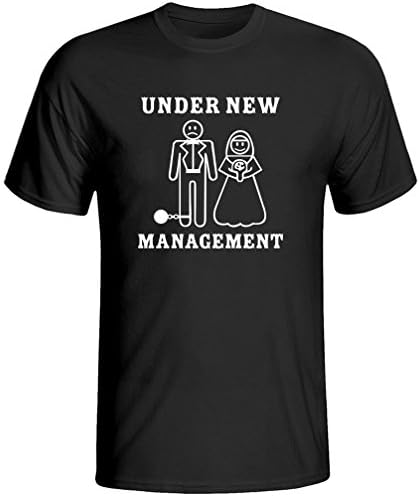 Funny Under New Management Game Over Mens T-Shirt For Wedding Gifts Marriage Husband