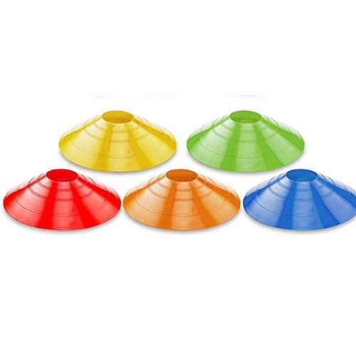 Sport Soccer Disc Cones Sets 50Pack Agility Disc Cones Perfect for
