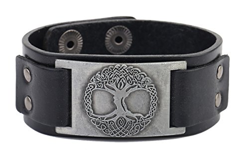 Skyrim-Tree-of-Life-Sigil-Charm-Snap-Button-Bangle-Viking-Runes-Amulet-Bracelet-for-Men-and-Women