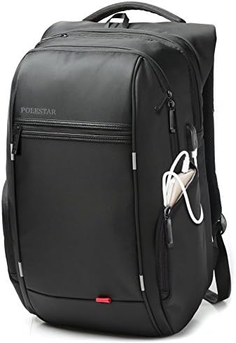 Laptop Backpack ,17.3 Inch Laptop Backpack With USB Charging Port ,Large Capacity Water-Resistant ,Anti-Theft Polestar Laptop Backpack For Business/Traveling/Hiking.