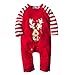 Big Elephant Baby Boys' 1 Piece Christmas Cute Long Sleeve Romper Jumpsuit H20