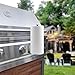 Yukon Glory™ Magnetic Paper Towel Holder for Refrigerator & Grill - Made of Durable Stainless Steel - The Paper Towel Holder Magnetic Mounting Makes it a Great Indoor & Outdoor Paper Towel Holder