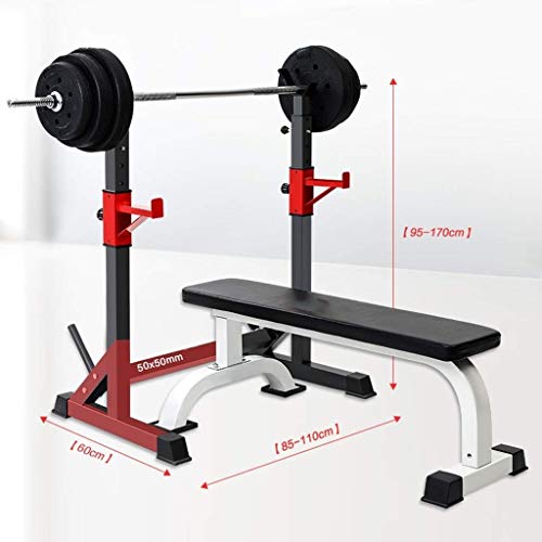 Dip-Stands-Barbell-Rack-Dumbbell-Bench-Weightlifting-Bed-Fitness-Equipment-Squat-Rack-Mens-Gantry-Fram-Bench-Press-Barbell-Set-Height-Adjustable
