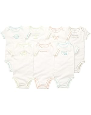 Baby Girl Assorted 7-Pack Short-Sleeve Bodysuits