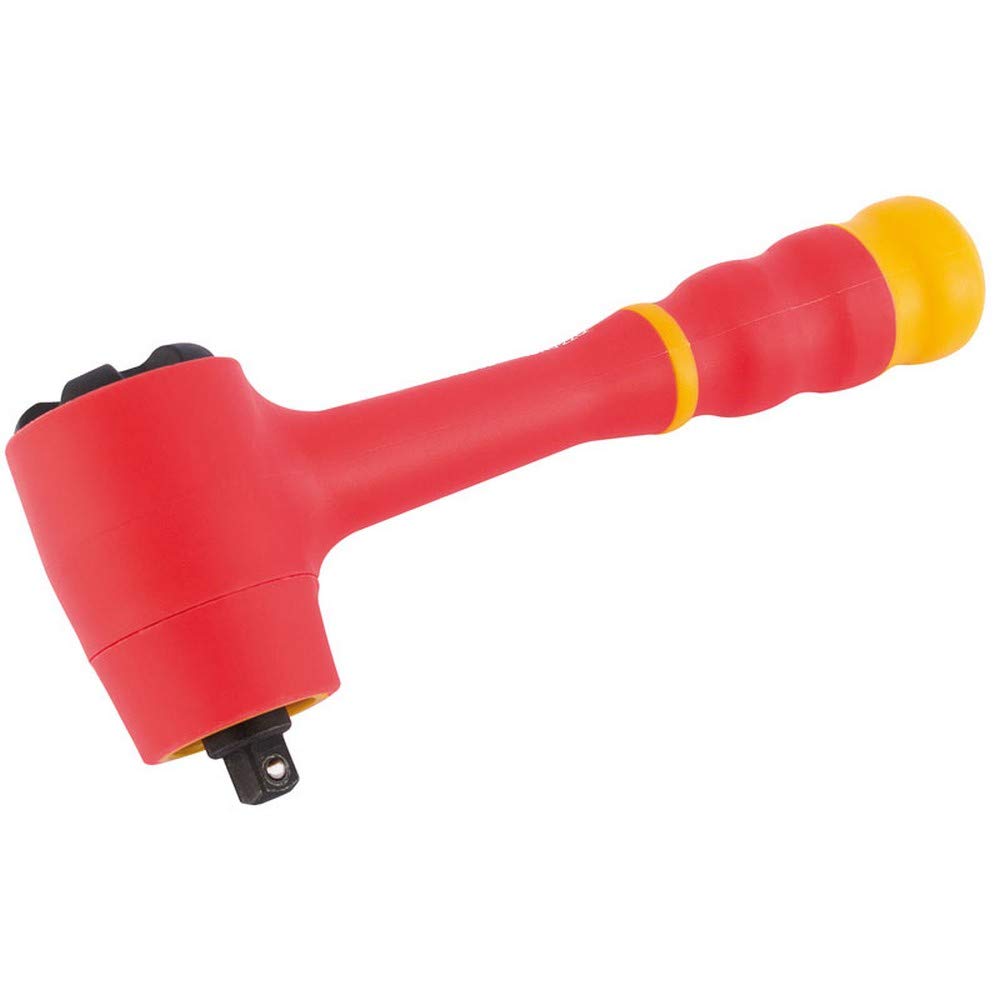 Draper 31091 1/4-Inch Square Drive VDE Reversible Soft Grip Ratchet