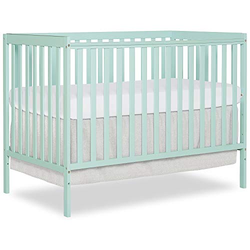 Dream On Me Synergy 5 in 1 Convertible Crib, Mint