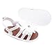 Voberry® Baby Infant Girls Flower Shoes Summer Crib Sandals (12~18 Month, White )