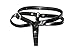 Eliza May Detachable Shoe Straps - to Hold Loose high Heeled Shoes, Wedges and Flats (Black Double Patent)