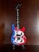 Little Shop Guitars Mini Guitar MOTLEY CRUE MICK MARS Theatre Of Pain DISPLAY Gift