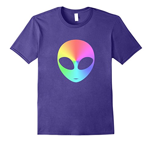 Funny Space Alien Costume Tee - Emoji Rainbow Shirt
