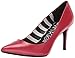 Calvin Klein Women's Gayle Pump scarlet kid skin/stripes 10 M US