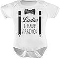 TeeStars - Ladies I Have Arrived Bowtie Funny Baby Boy Bodysuit Baby Onesie
