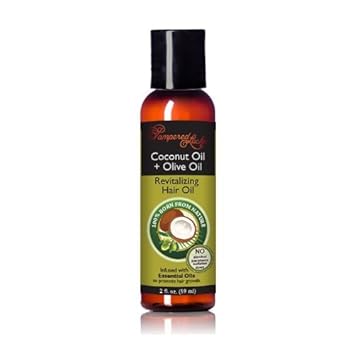 Amazon Com Coconut Oil For Hair Olive Oil Hair Oil 2 Oz