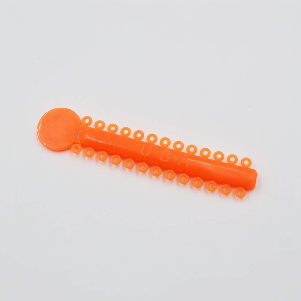 NSKR HPS 1040pcs of Orthodontic Elastomeric Ligature Ties, Orthodontic O-rings Braces Rubber Bands Multi-color: Industrial & Scientific