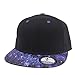 Connectyle Mens Galaxy Brim Snapback Flat Bill Hat Adjustable Hip Hop Trucker Cap