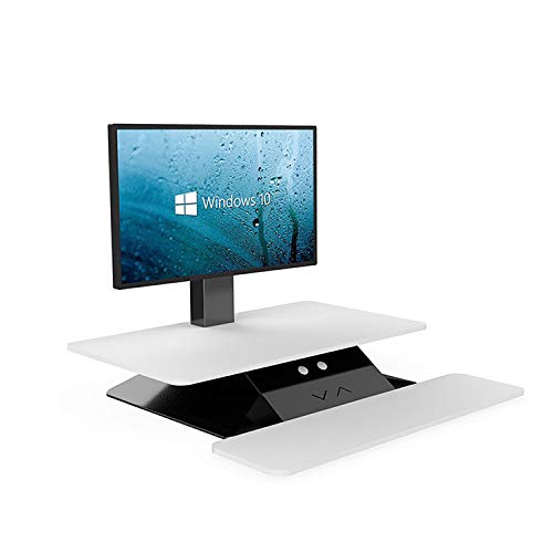 ZZWBOX Elektrischer Büro-Aufzug-Stand-Stand-Klammer-Aufzug Büro-Computer-Schreibtisch-Tabelle Alternate Doppelzweck-Stand-jus