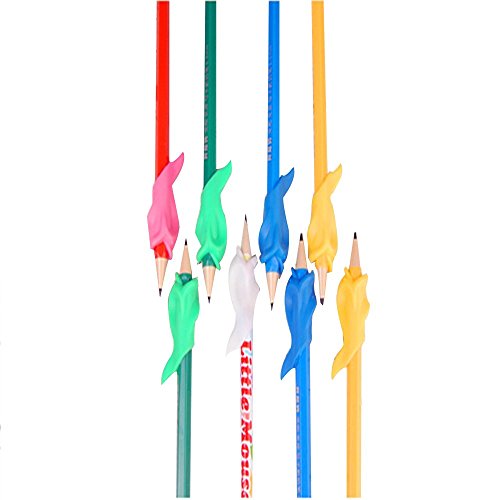 30Pcs Silicone Pencils Grip Holders Writing Training Claw Aid for Children/ Adults Righties| Lefties for Better Hand Writing Control
