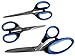 3 Piece Scissor Set - Small, Medium and Large, All Purpose for Office, Home, School & Workshop, Great for Arts and Crafts, Scrap booking, Sewing, Embroidery and More!