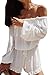 Kerio Women Off-Shoulder Clubwear Playsuit Sexy Bodycon Party Romper Jumpsuit