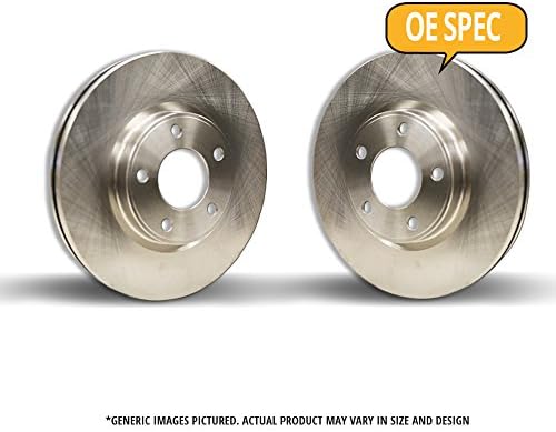 Front Rotors|S-Series|Superb-Choice||Heavy-Duty|2 OEM Replacement Disc Brake Rotors|00-03 MERCEDES CL500|5Lug-(Ships from USA)